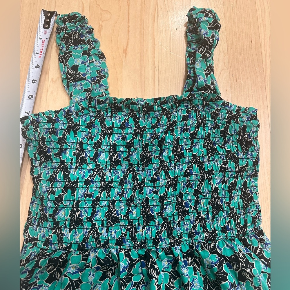 GAP Green and Blue Patterned Dress - Picture 3 of 5